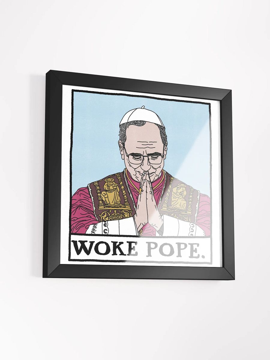 Woke Pope Framed Print product image (3)