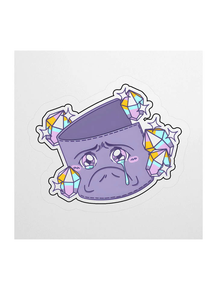 Sad Wallet-Kun Sticker product image (2)