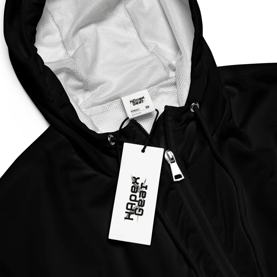 Black HApex Gear - Black Logo - Black - Women's Cropped Windbreaker product image (10)