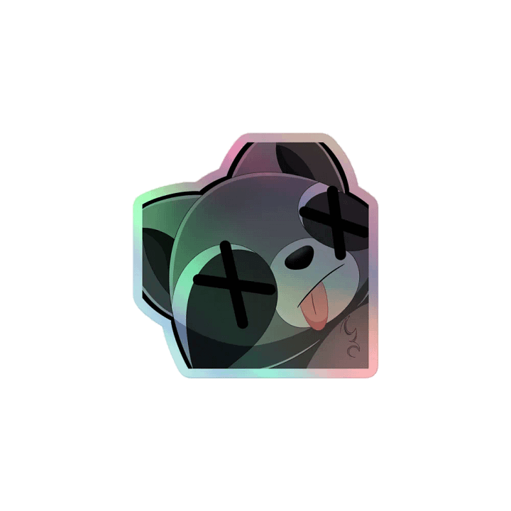 Ded Emote Holo Sticker product image (1)