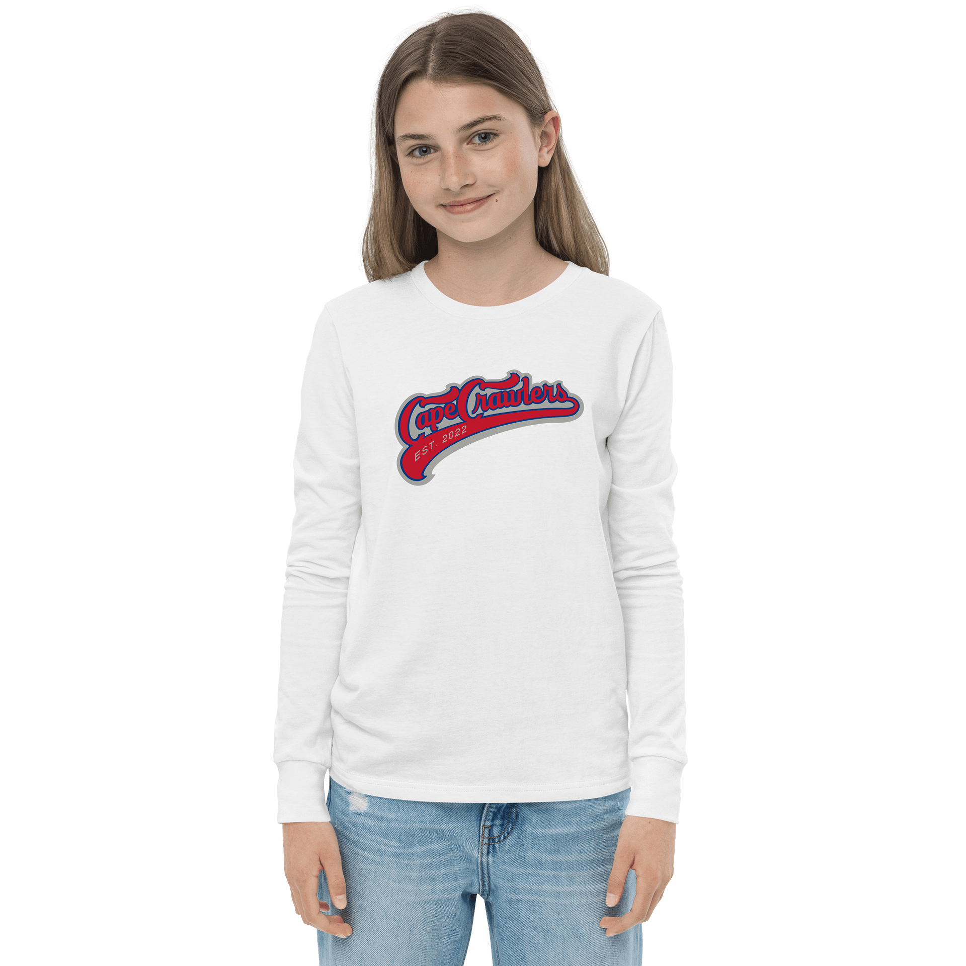 Varsity Logo (Red) Long Sleeve Youth Shirt product image (19)