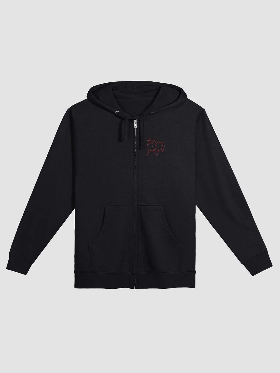 Crimson Cursive Zip-Up Hoodie product image (1)