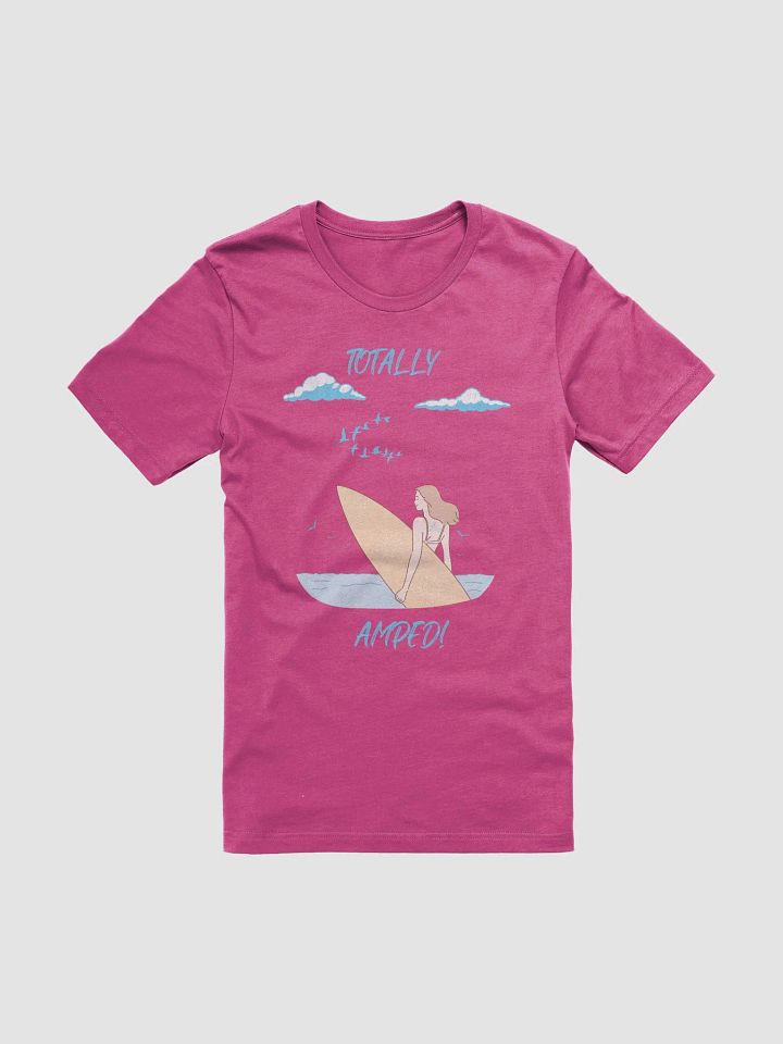 Totally Amped! Woman Surfer T-shirt product image (4)