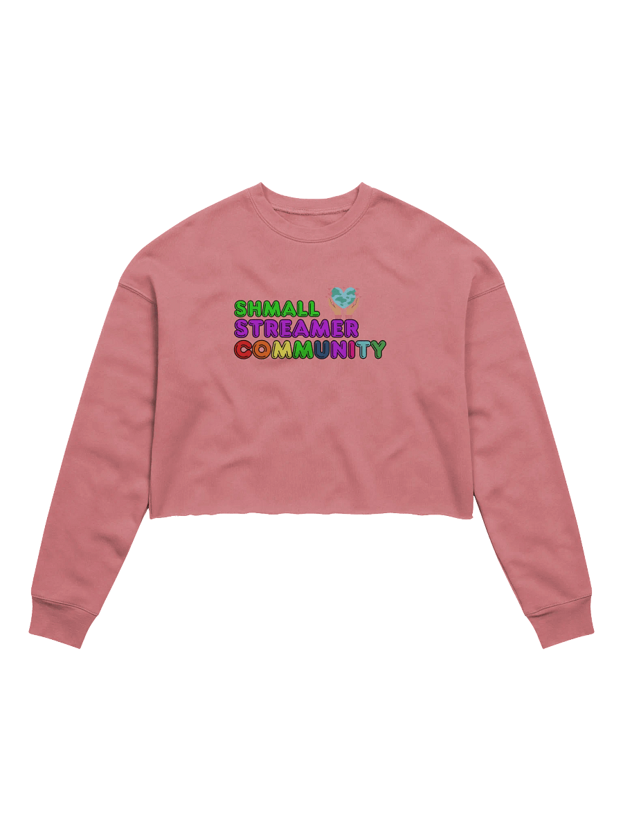 Shmall Streamer Grow Together Women's Fleece Crop Sweatshirt product image (1)