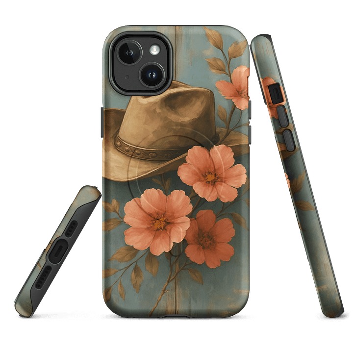 Floral Cowboy Hat MagSafe® iPhone Case product image (2)