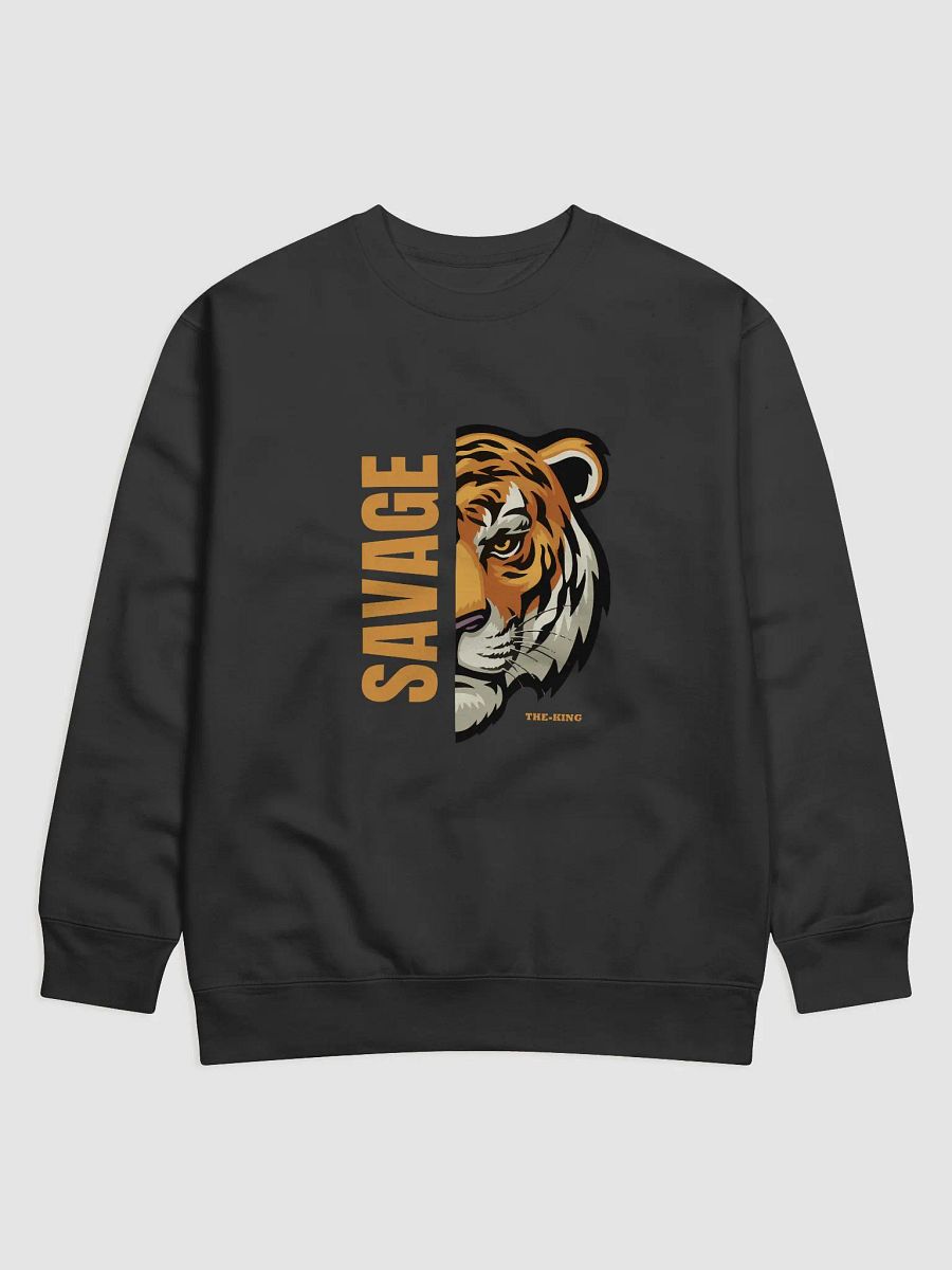 Savage Tiger Profile Premium Sweatshirt product image (1)