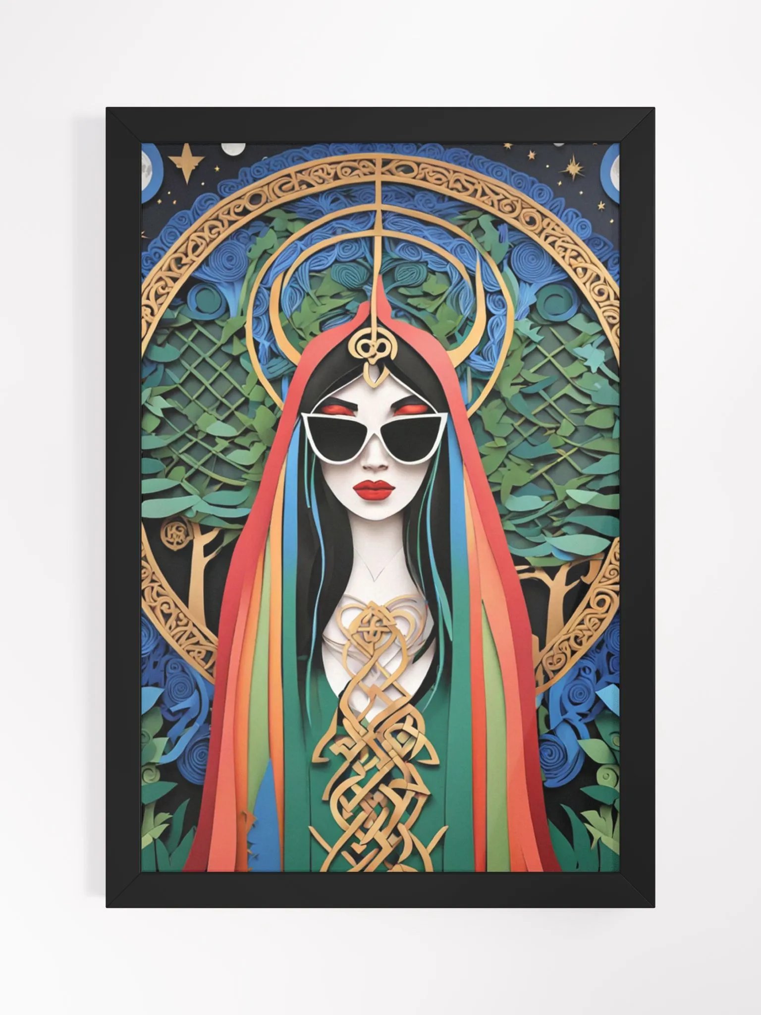 Winter Wiccan 15 - Framed Matte Poster product image (1)