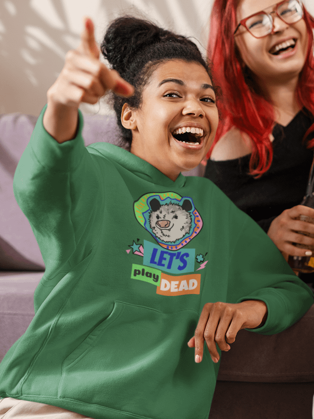 Let's Play Dead classic hoodie product image (1)