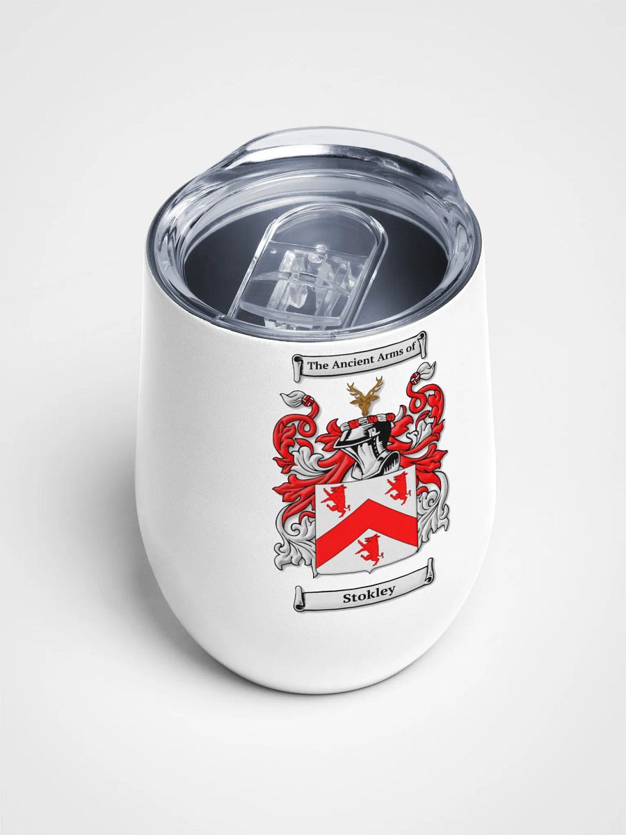 Stokely Family Crest - Wine Tumbler product image (4)