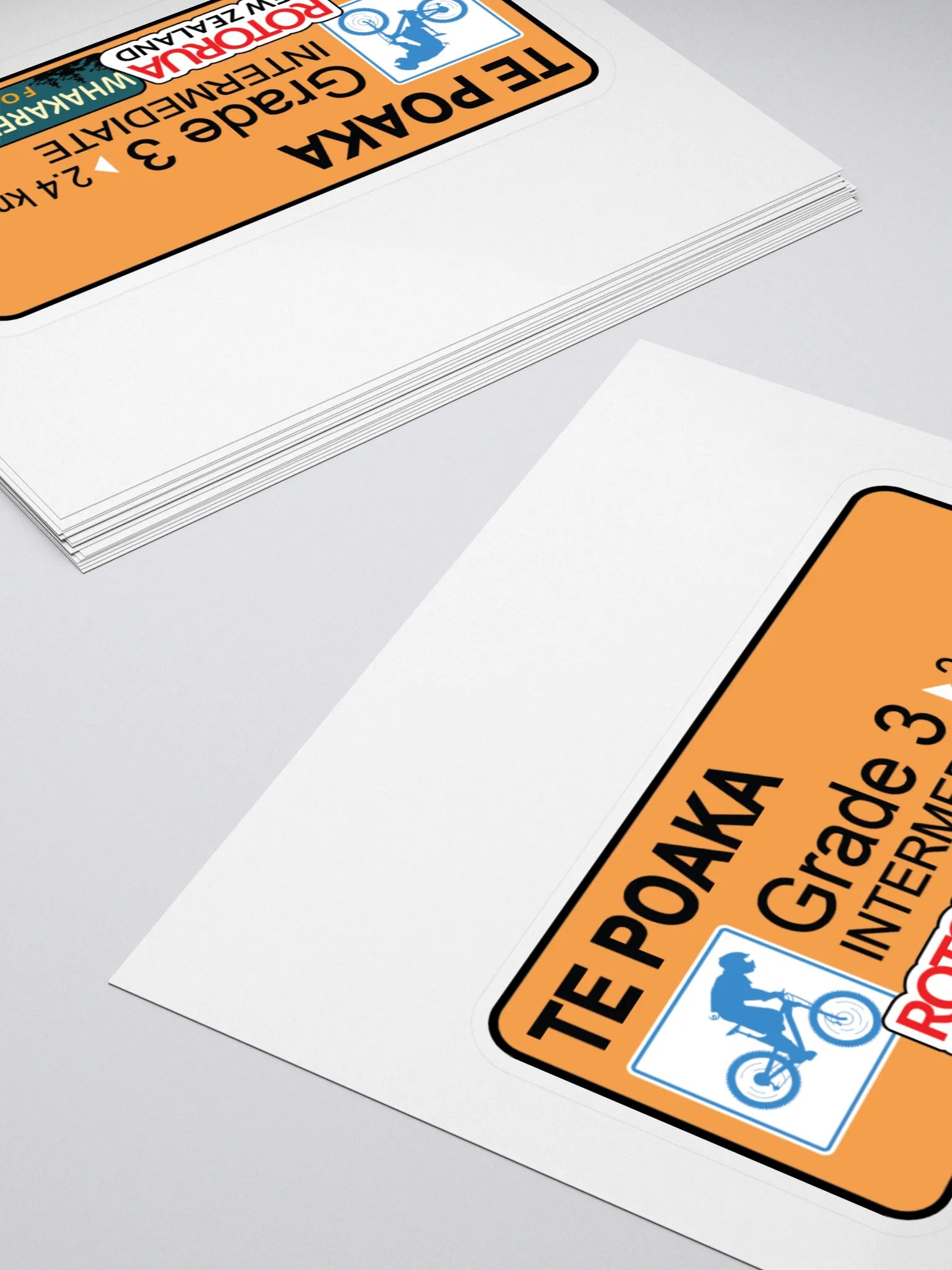 Te Poaka Biking Trail Stickers product image (4)