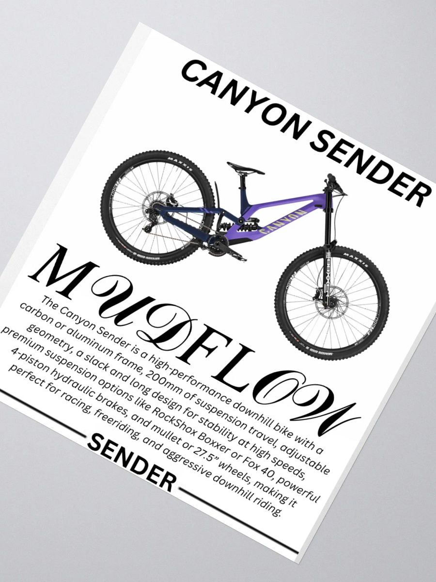 Mudflow Canyon Sender Sticker product image (8)