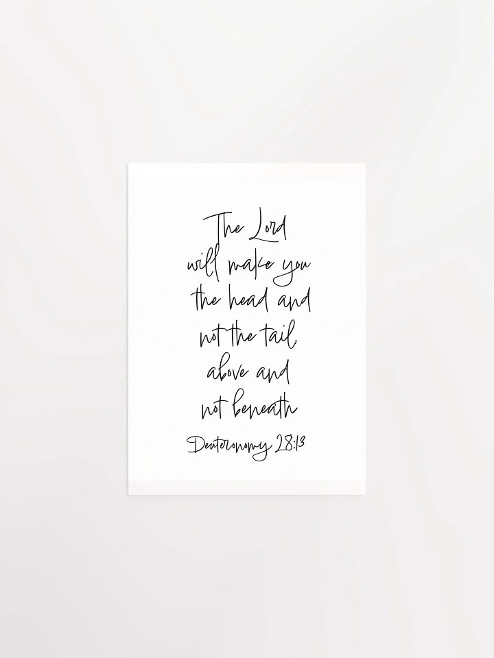 The Head and Not the Tail - Print product image (1)