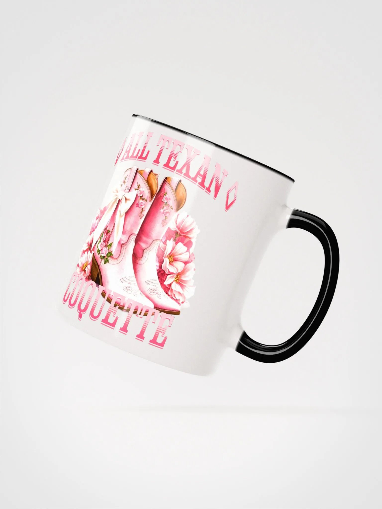 Whimsical Pink Boots Ceramic Mug product image (4)