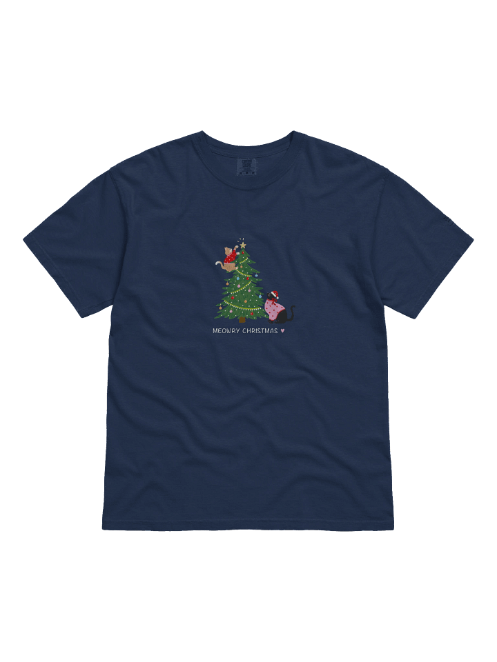 Meowry Christmas T-shirt product image (8)