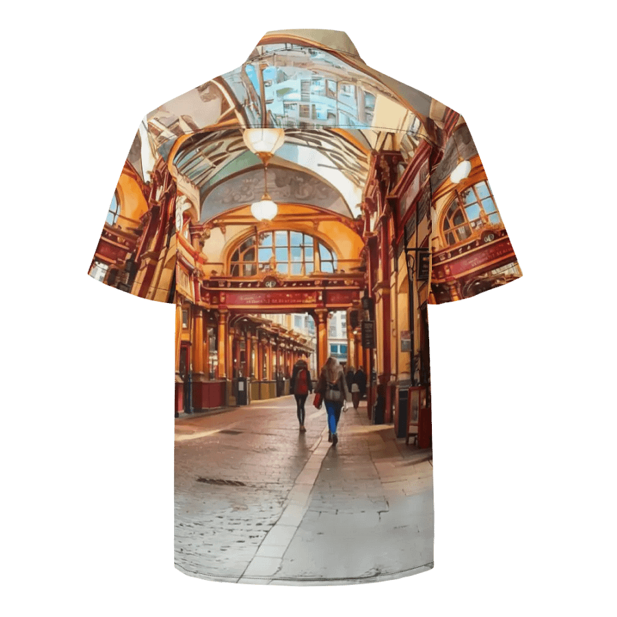 Leadenhall Market London All Over Print Hawaiian Shirt product image (12)
