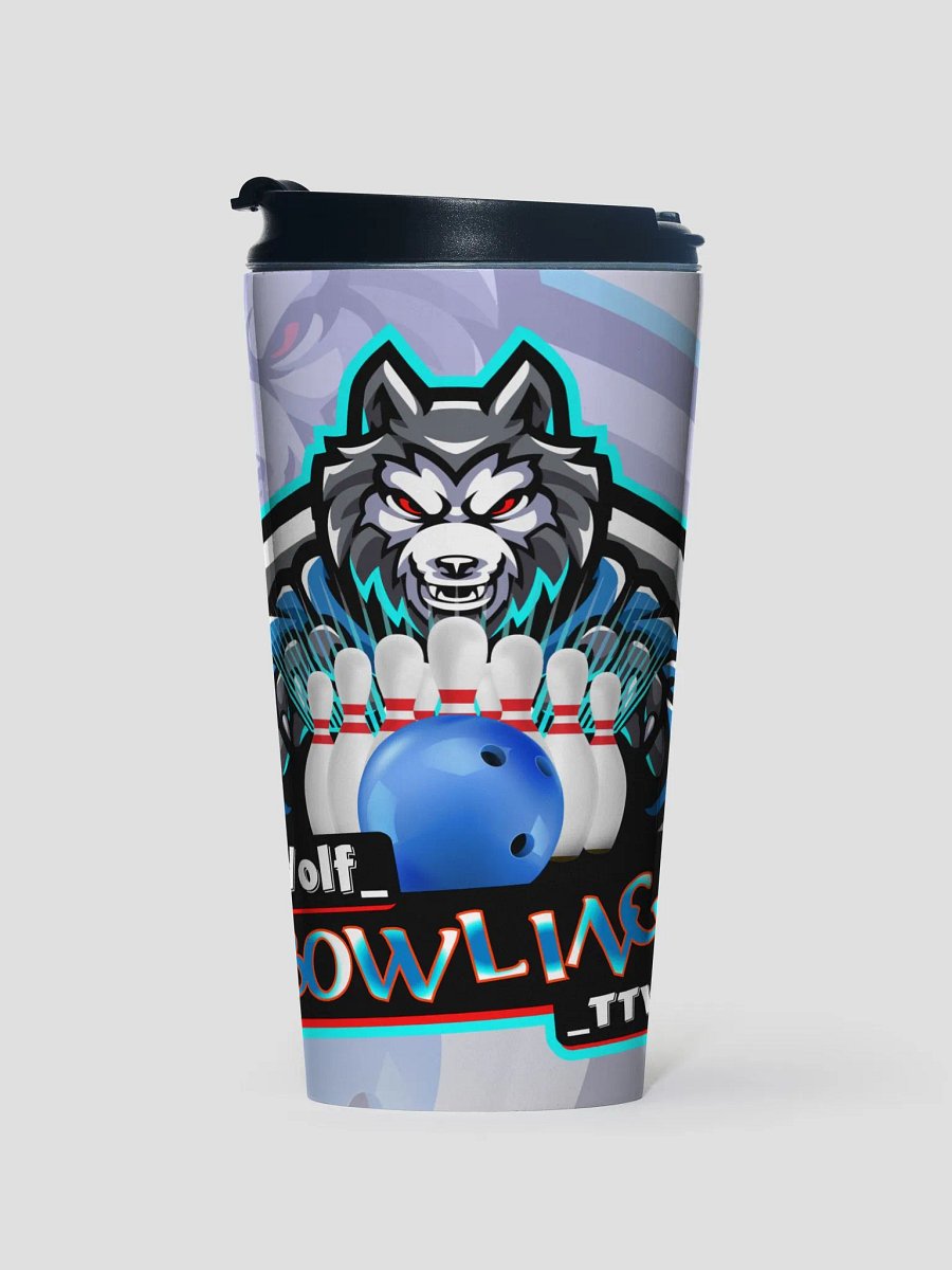 wolf bowling travel mug product image (1)