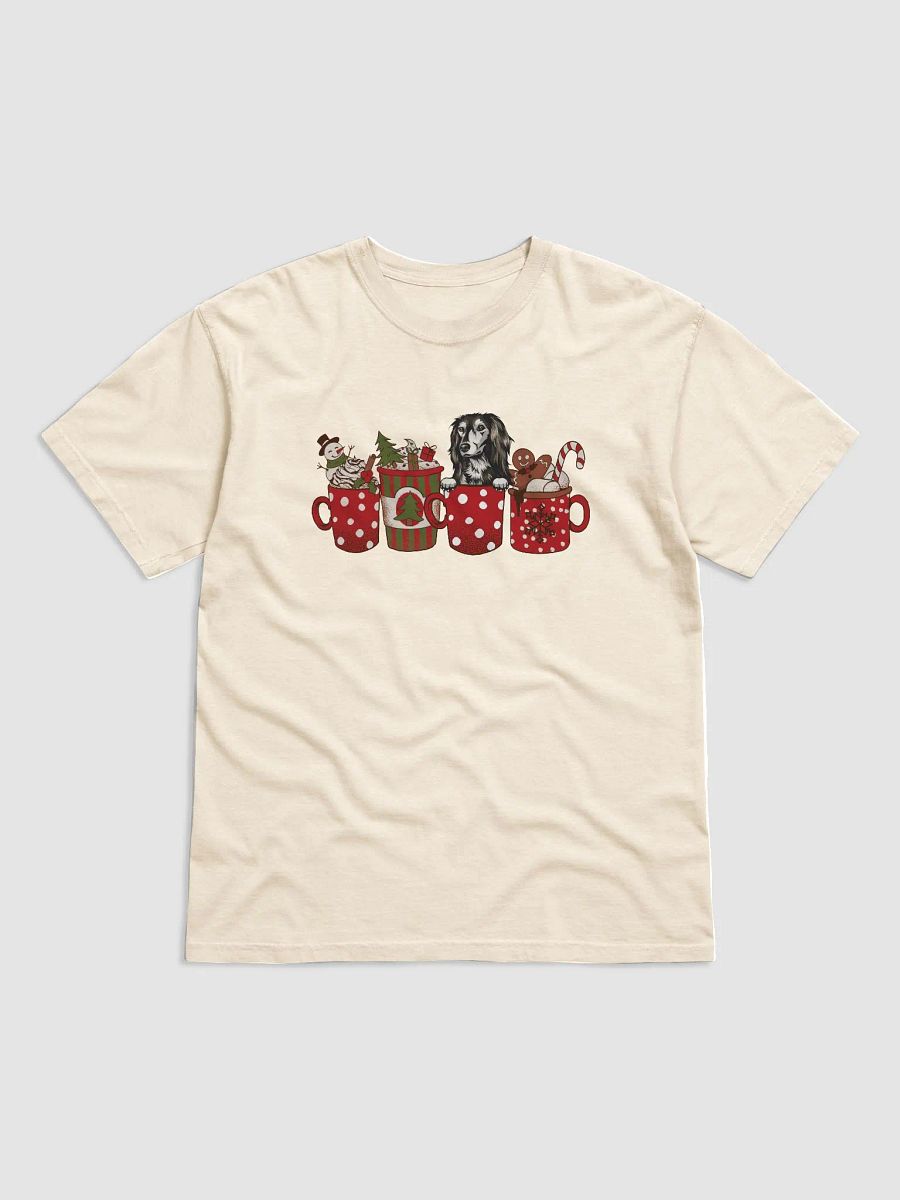 Cute Saluki in a Christmas Cup T-Shirt | Funny Christmas Pup in a Cup product image (14)
