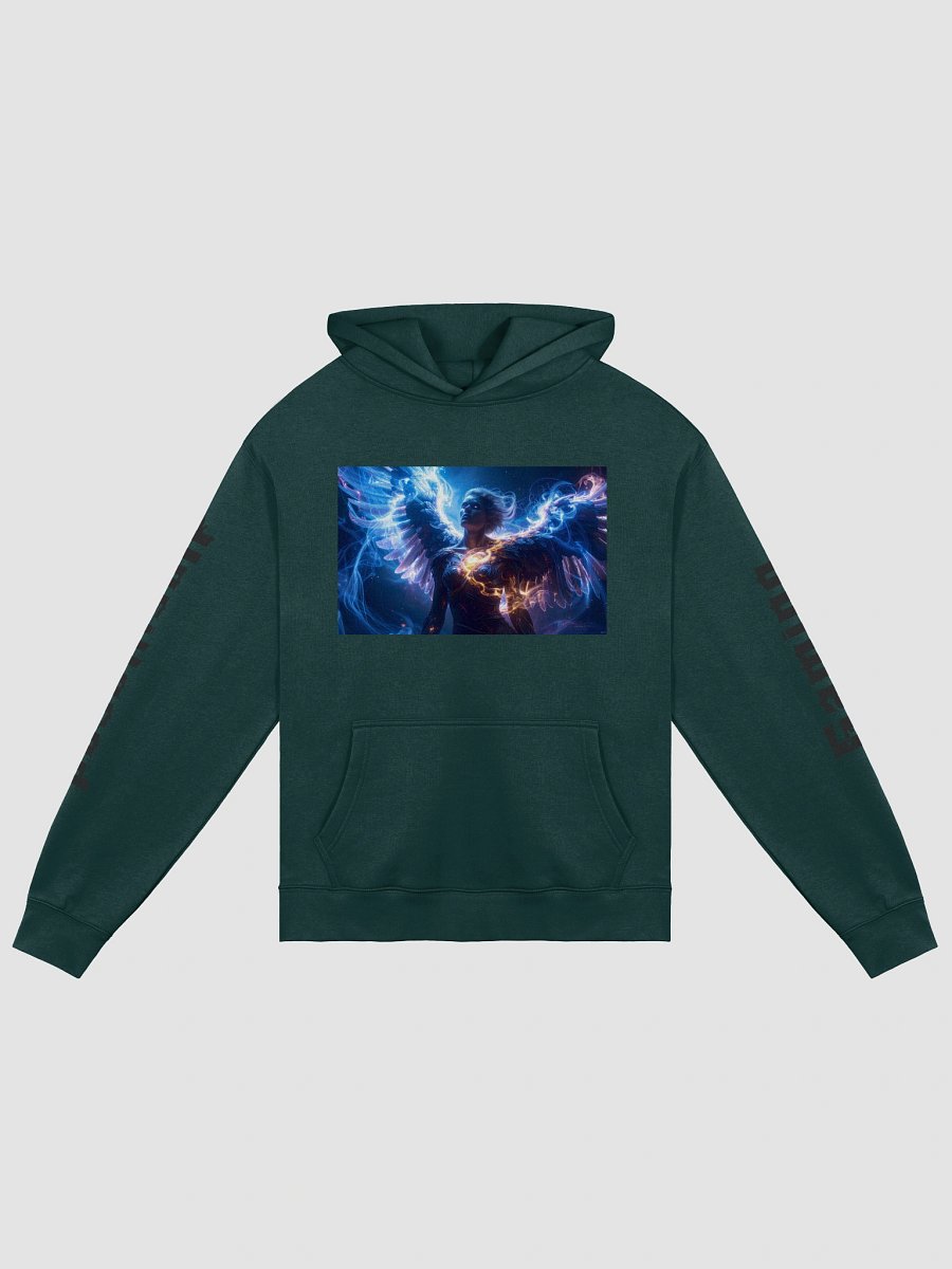 Pixel Wing Silhouette Oversized Hoodie product image (1)
