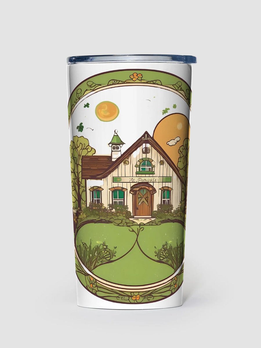 Boho St Patrick’s Day Thermos Tumbler product image (1)