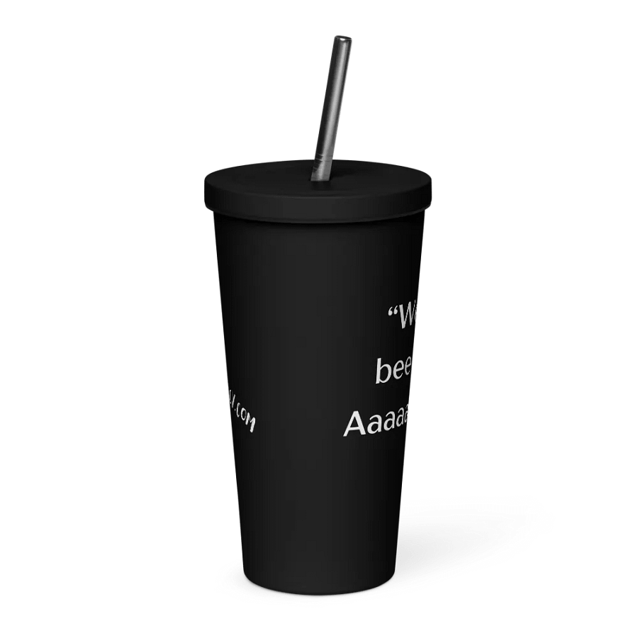 We Ree Bee Dook - Dumb Trump Quote #4 Black Insulated Tumbler product image (4)