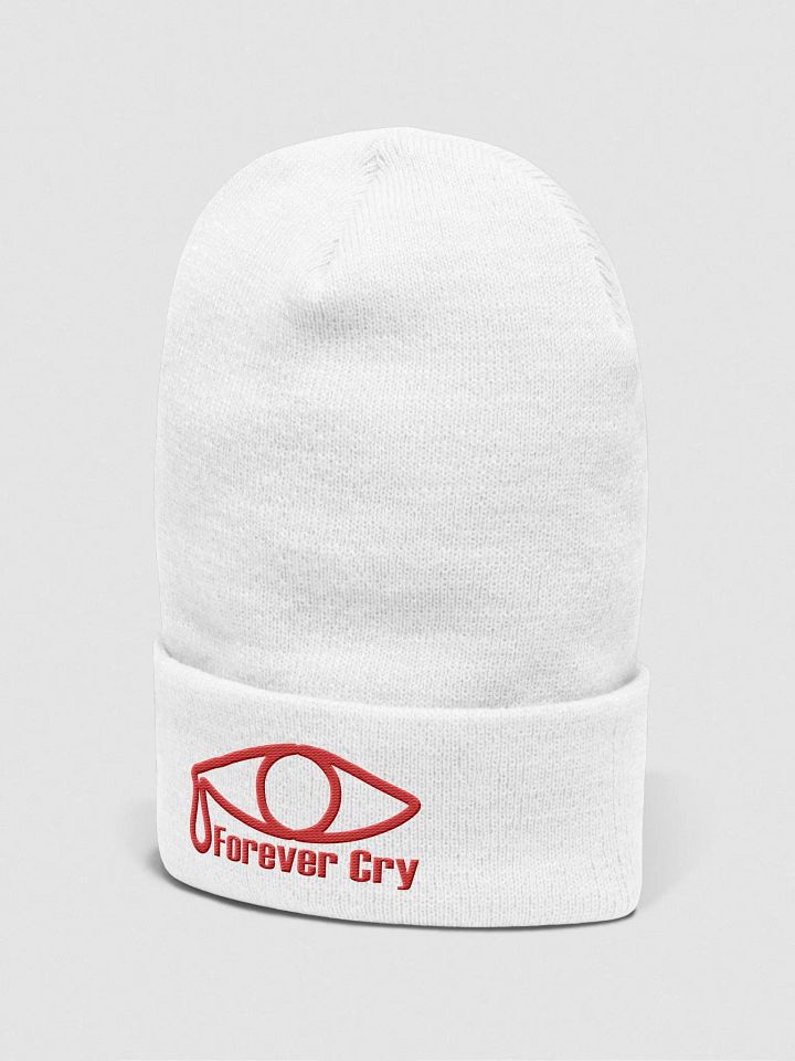 Forever Cry - Red #1 - Yupoong Cuffed Beanie product image (2)
