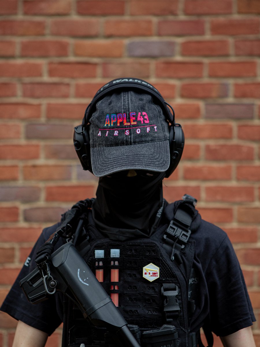 "Apple43 Airsoft" Embroidered Hat (Retro) product image (3)
