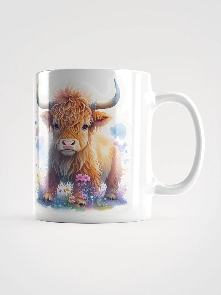 Highland Cow Watercolor Mug product image (2)