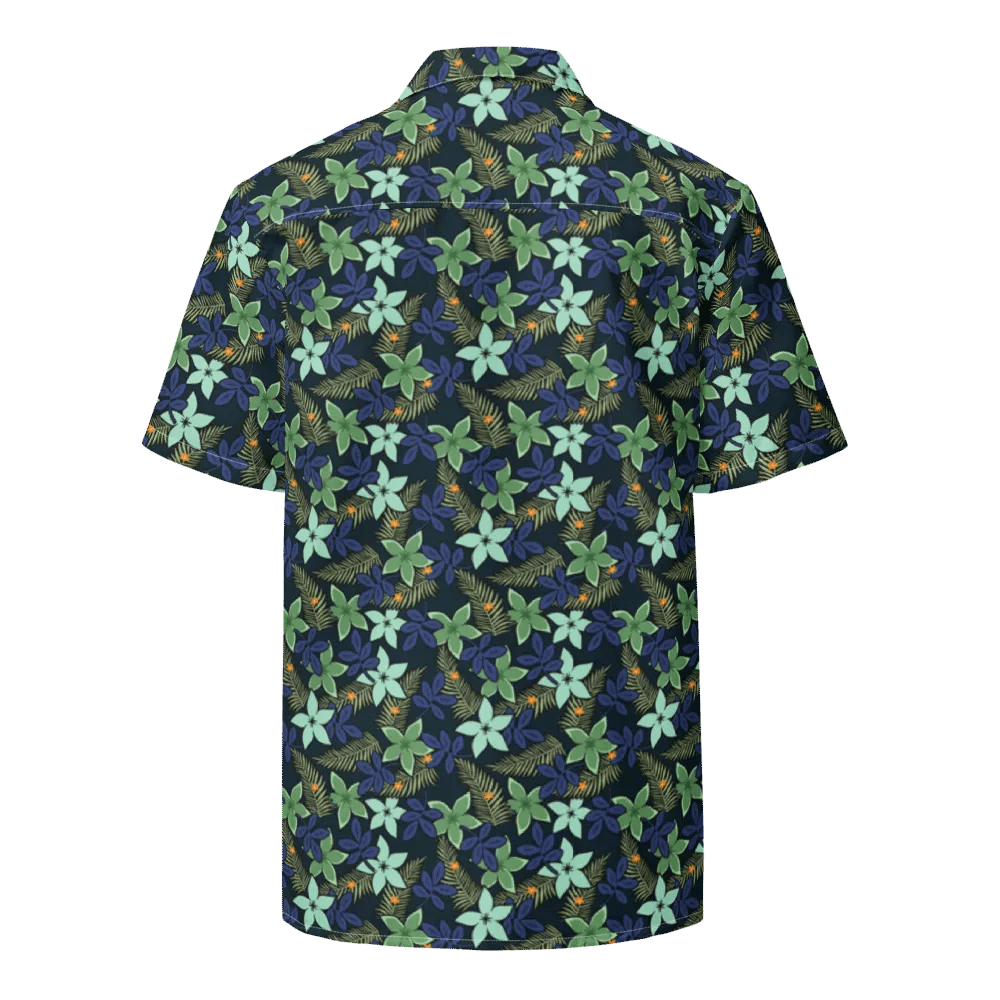 Midnight Tropical Floral Hawaiian Shirt product image (8)