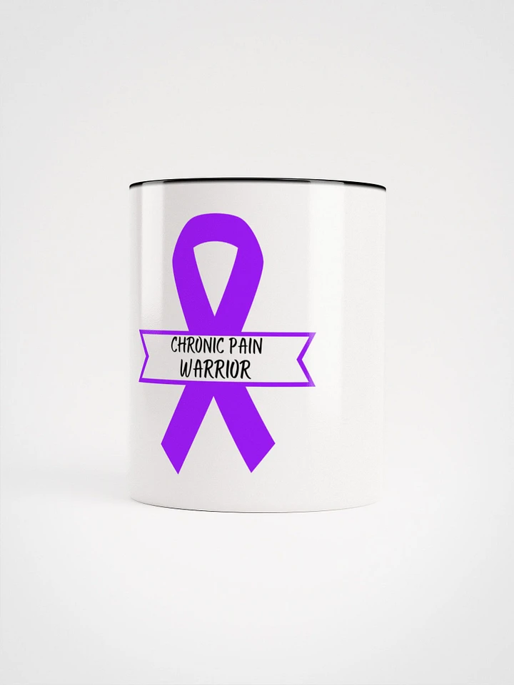Chronic Pain Warrior Awareness Ribbon Mug- Choose Your Color product image (1)