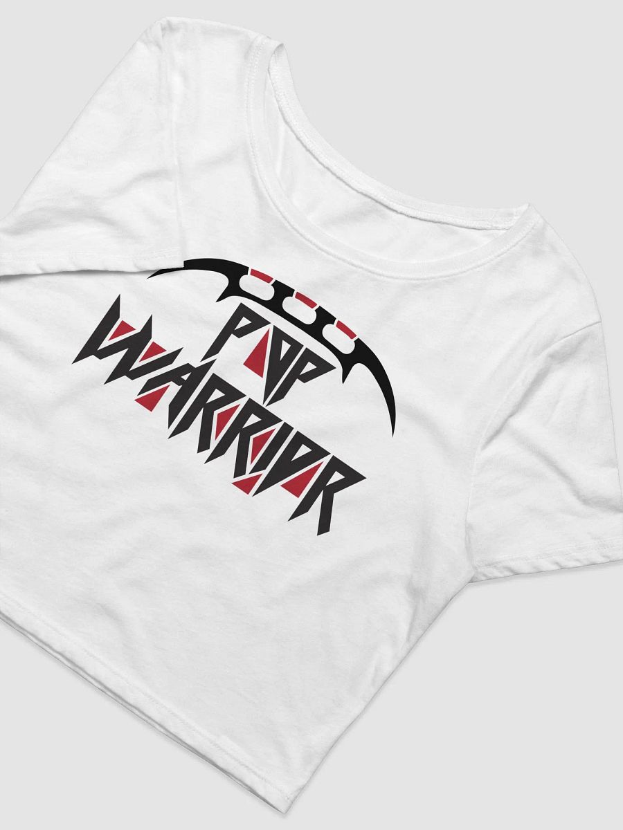Klingon Pop Logo Cropped T-Shirt (White) product image (2)