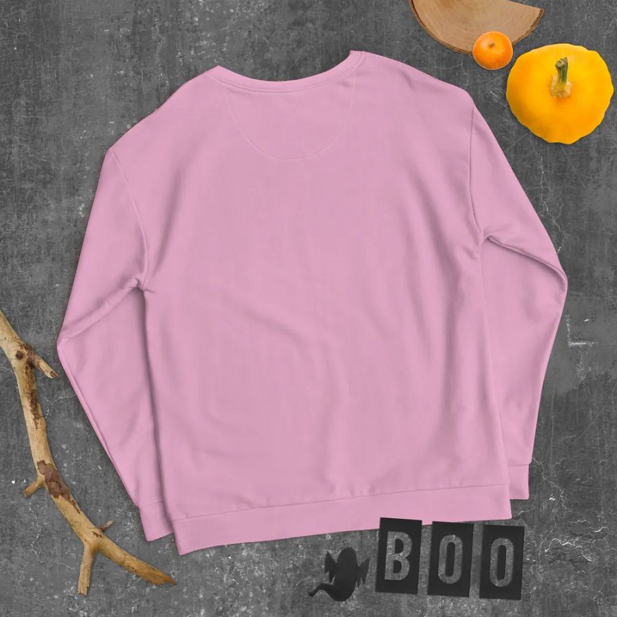 Plain Light Carnation Pink True Summer Unisex Recycled Polyester Heavyweight Premium Sweatshirt by Treasure Pie product image (11)