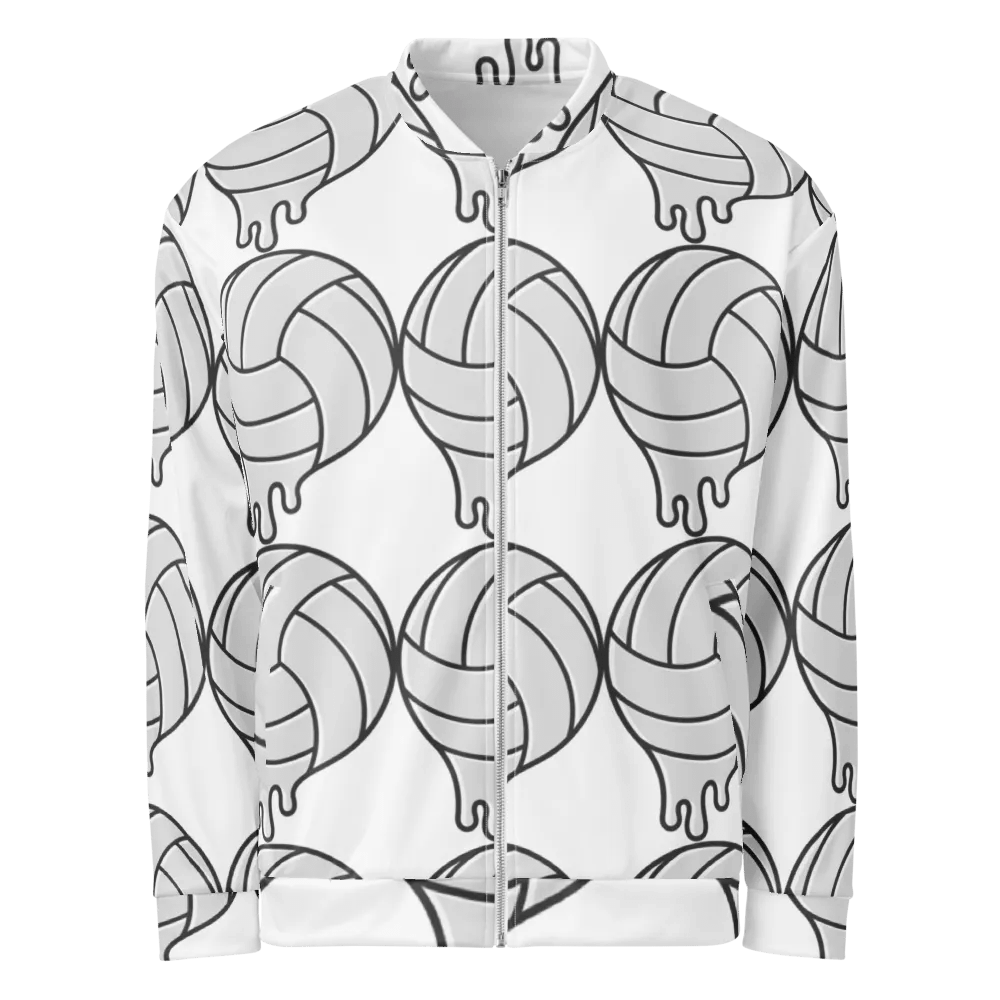 Dripping Volleyballs All-Over Bomber Jacket product image (1)