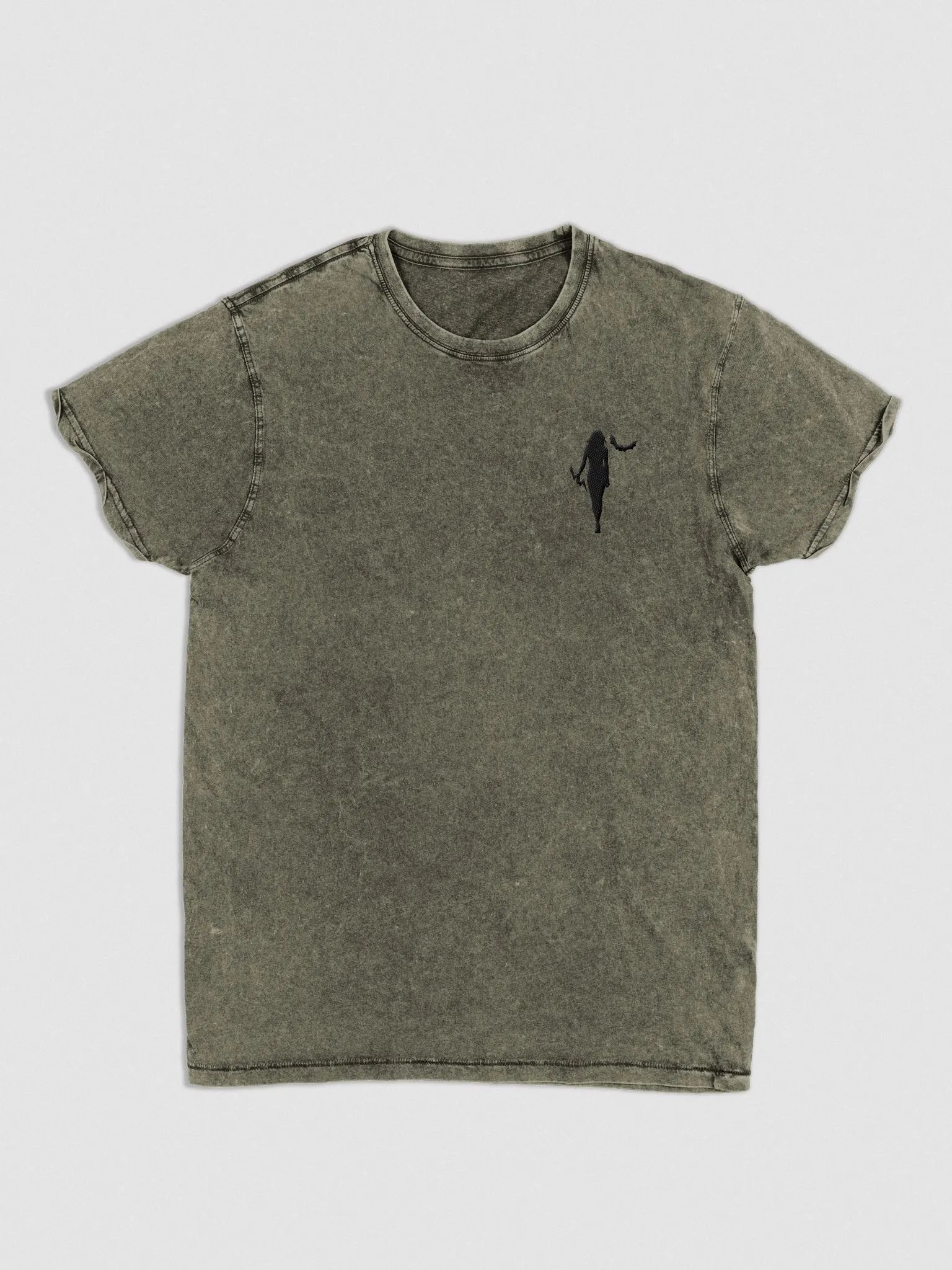 Proto-Valkyrie Embroidered Denim T-Shirt product image (3)