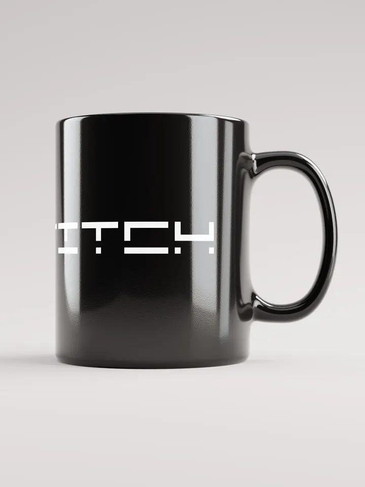 Pix Stitch Black Glossy Mug product image (2)