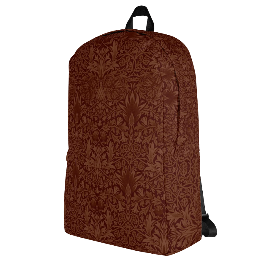 Burnt Orange Floral Design Back Pack product image (5)