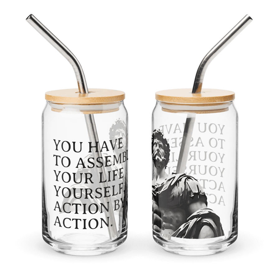 Marcus Aurelius Quote Can-Shaped Glass product image (6)
