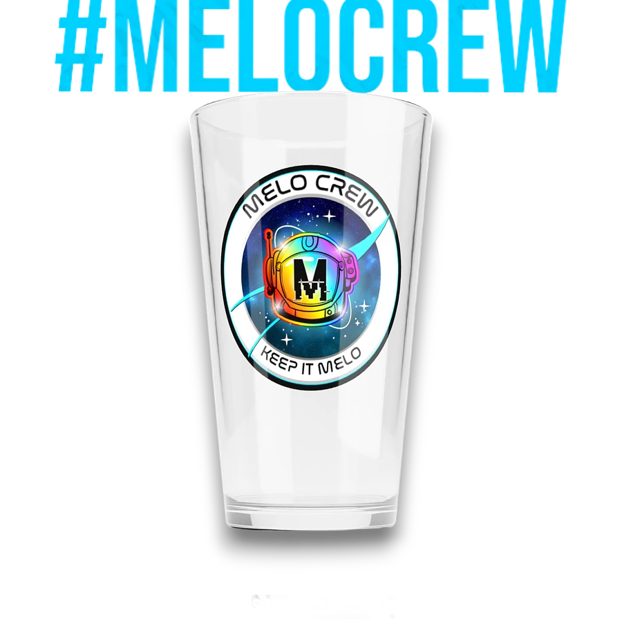 #MeloCrew Badge - Pint Glass | #MadeByMELO product image (4)
