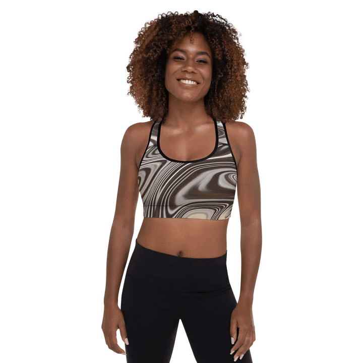 Swirl of Serenity Padded Sports Bra product image (1)