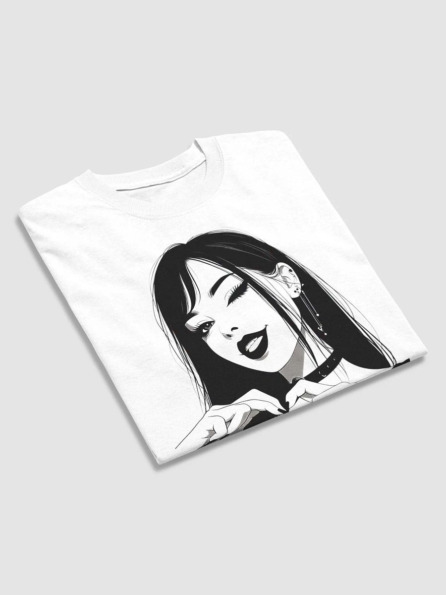 Confident Charm #Stylish Heavyweight White T-Shirt product image (3)