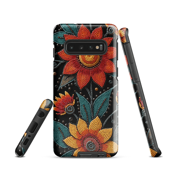 Native Floral Faux-Beadwork Samsung® Tough Case product image (1)