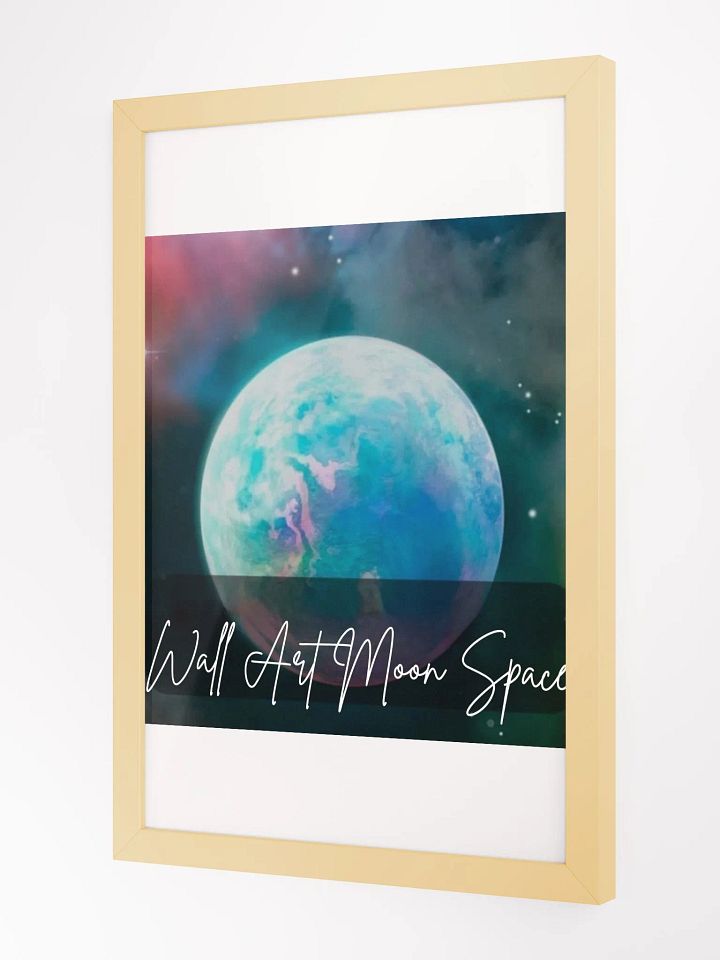 Moon View Framed High-Quality Matte Poster (in) product image (2)