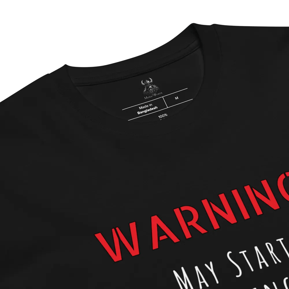 Slogan T-Shirt - Warning product image (8)