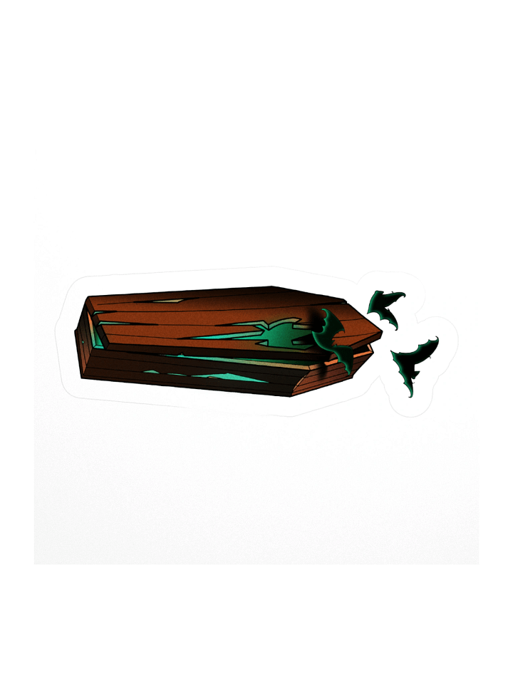 Coffin - Kiss Cut Stickers product image (4)