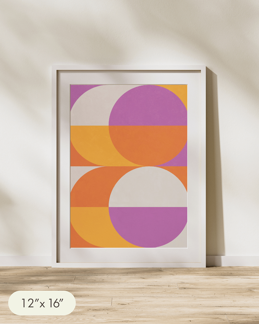 Disco Circle Painting Print product image (12)