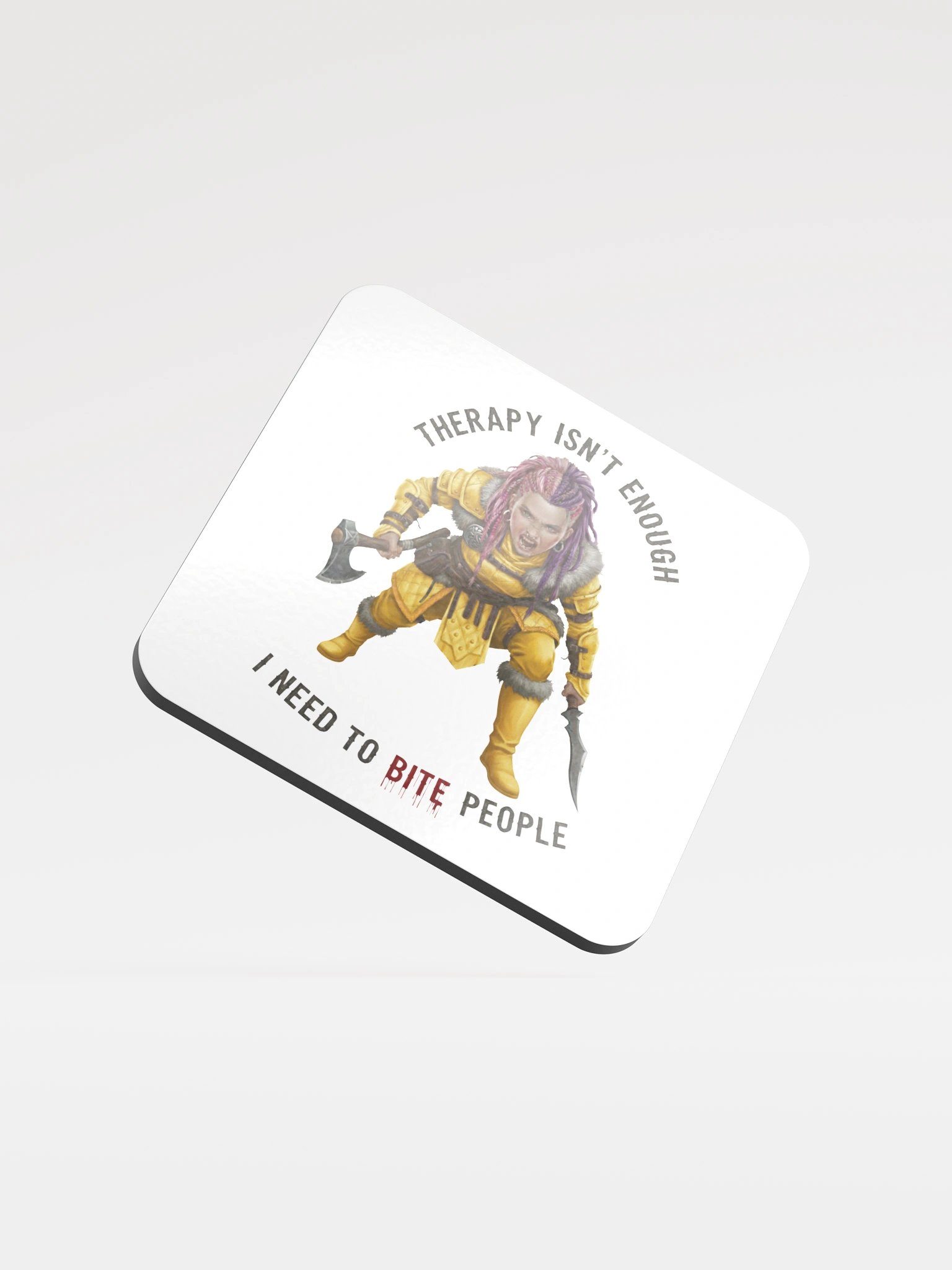 THERAPY YELLOW SHAMAN COASTER product image (1)