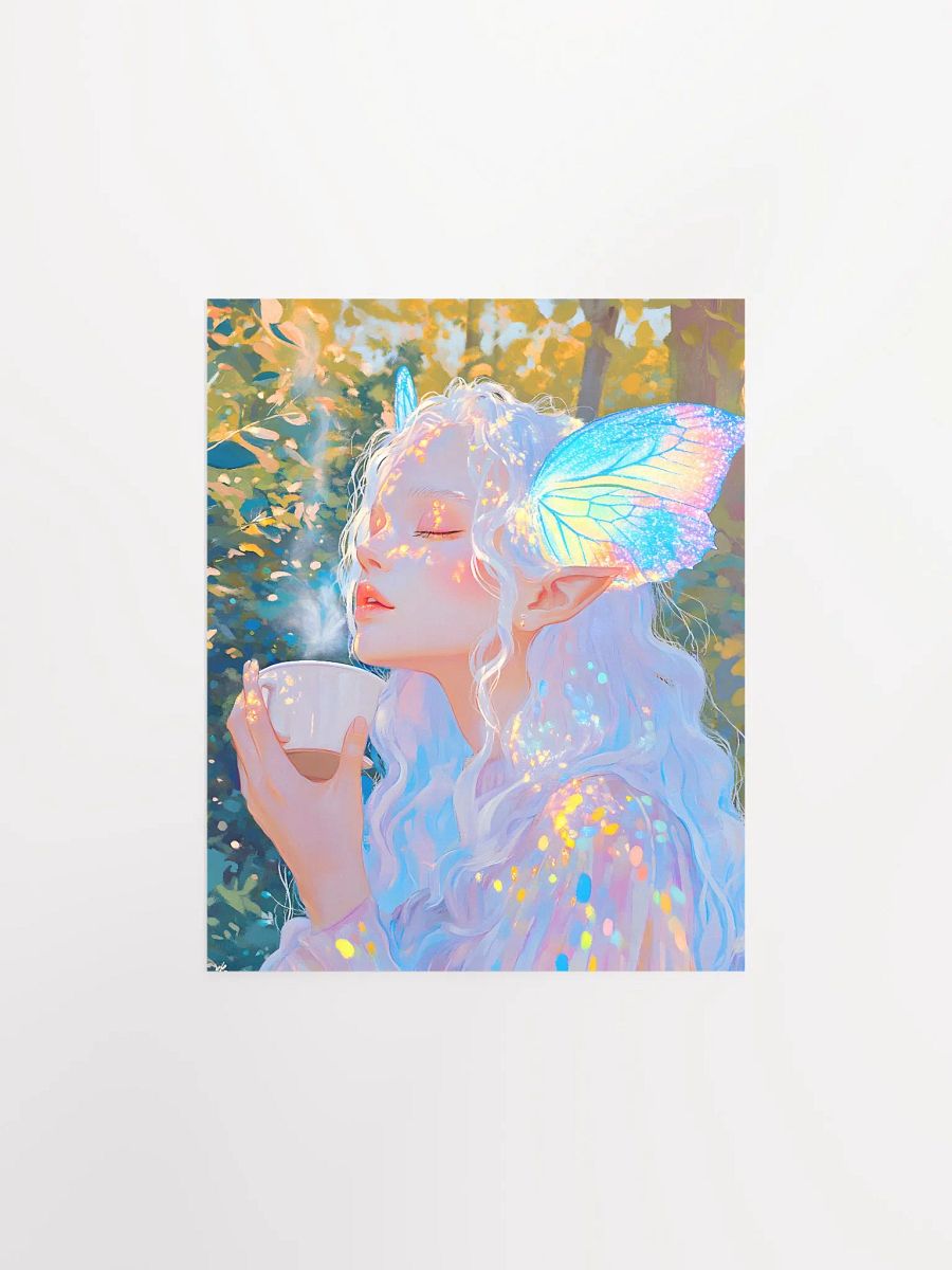 Butterfly Pea Tea On Matte Poster Paper product image (2)