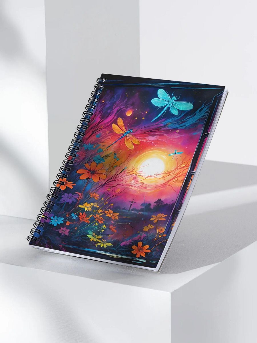 Enchanted Garden Sunrise Spiral Notebook product image (3)