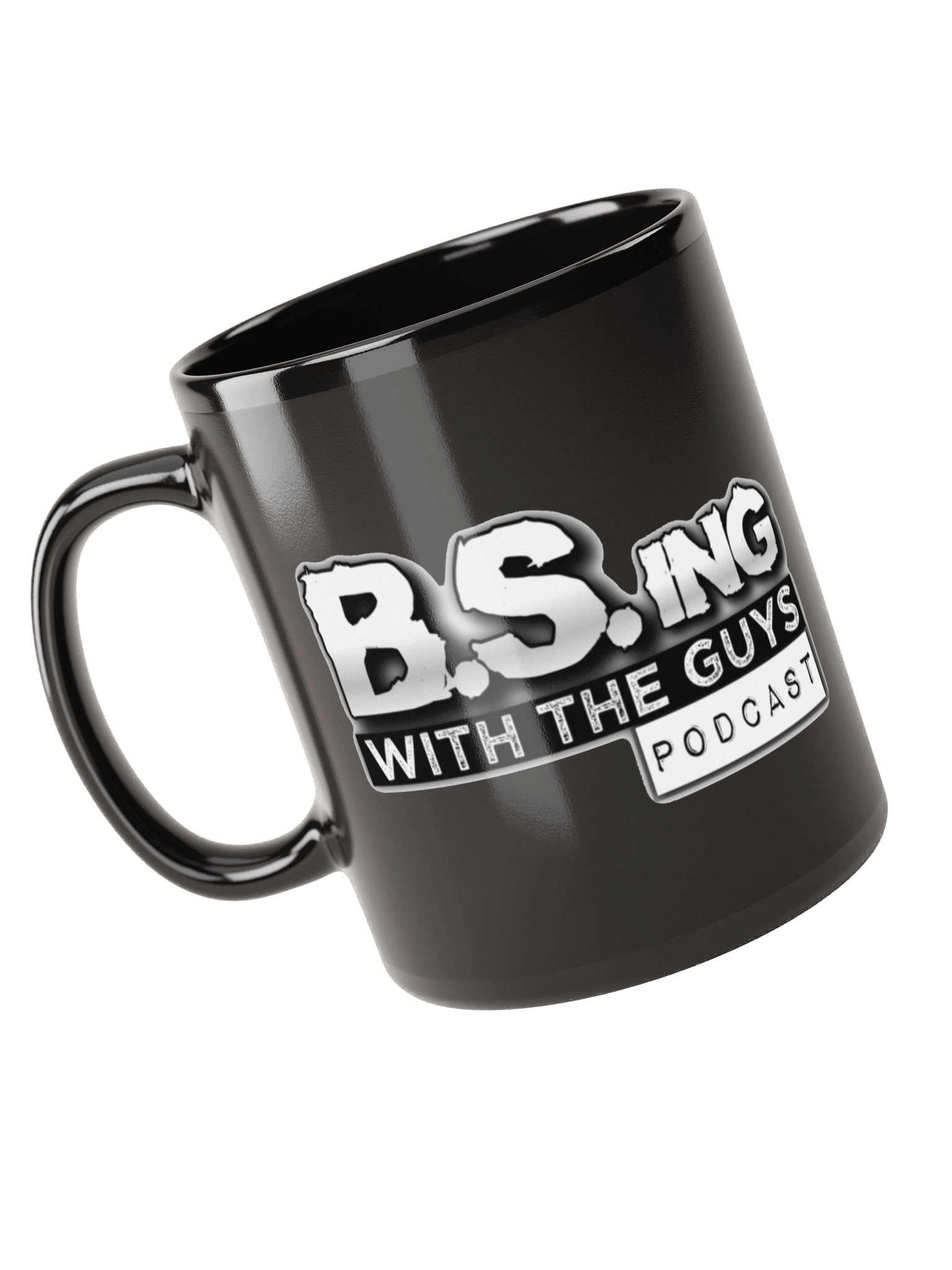 B.S.ing With The Guys black coffee mug product image (1)