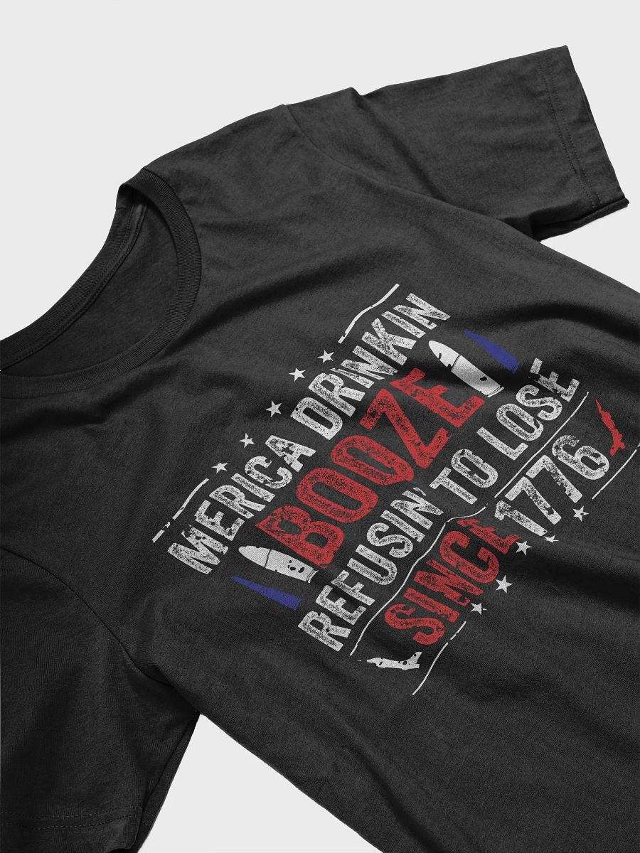Merica Drinking Booze Patriotic T-Shirt! 🍻 product image (7)