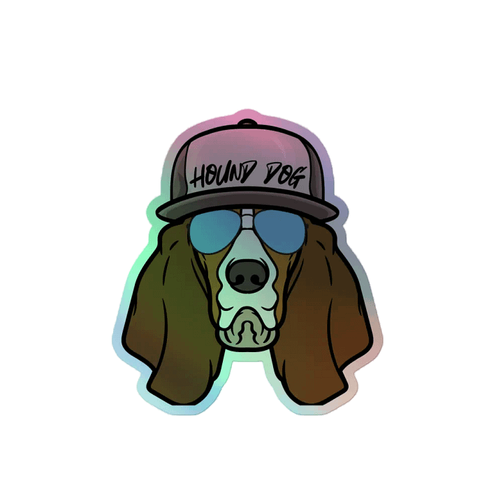 Hound Dog Holographic Sticker Set product image (2)